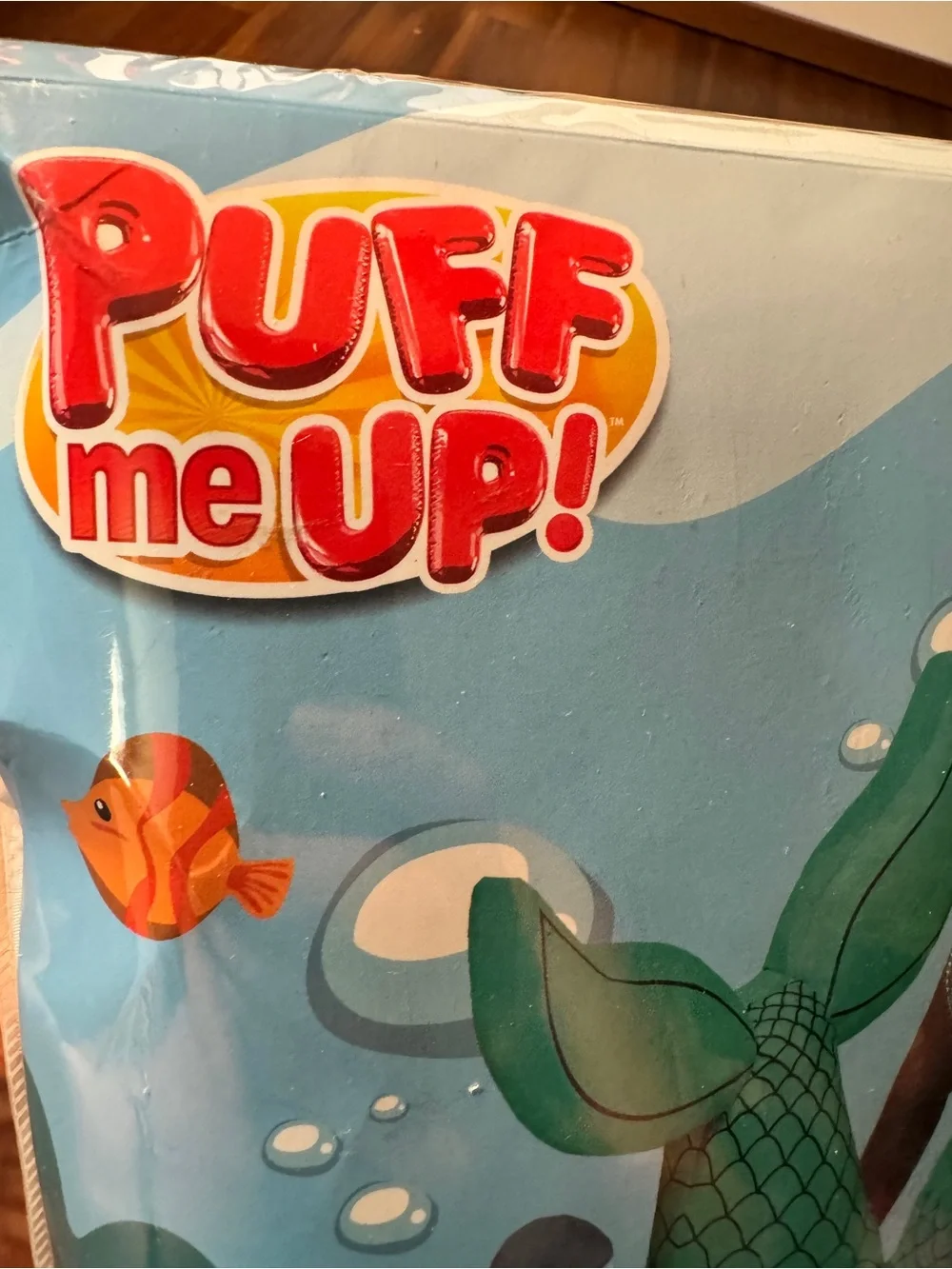NWT - Puff Me Up Inflatable Mermaid in Bathtub Costume Child 7–10